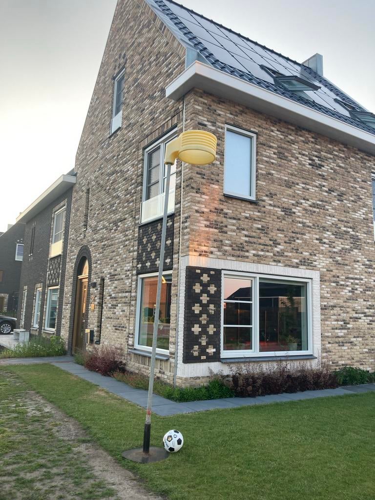 Korfbalpaal (rvs) met bal, Sport en Fitness, Korfbal, Ophalen, Gebruikt, Overige typen