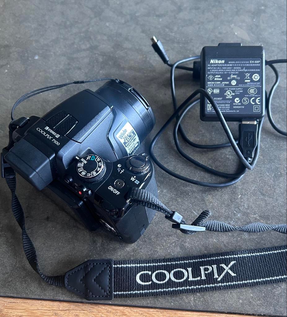 Nikon Coolpix P100, Gebruikt, Compact, Ophalen of Verzenden, Nikon