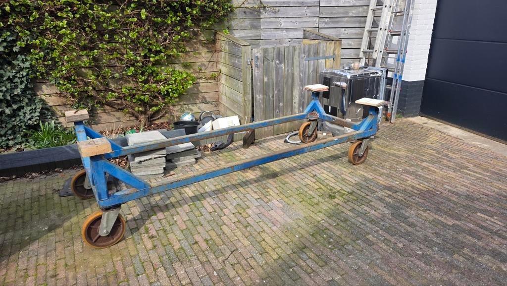 Solide bootbok met wielen en verstelbare steunen, Watersport en Boten, Accessoires en Onderhoud, Ophalen of Verzenden