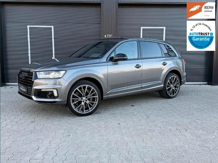 Audi Q7 3.0 TDI 374pk E-tron Quattro Tiptronic 2016 Grijs, Auto's, Audi, Bedrijf, Q7, Hybride Elektrisch/Diesel, Plug-in hybride