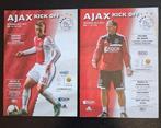 2 Programmaboekjes Ajax - Vitesse., Verzamelen, Sportartikelen en Voetbal, Ophalen of Verzenden, Zo goed als nieuw, Ajax