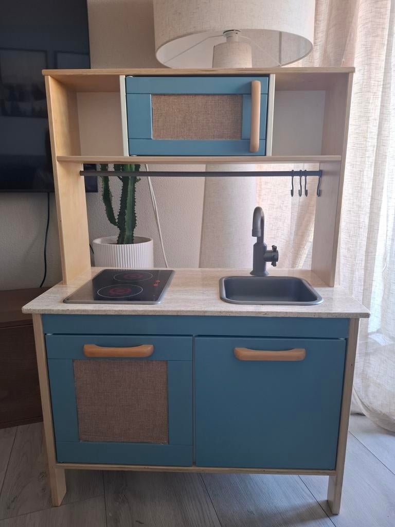 Gerestylde IKEA kinderkeuken, Ophalen of Verzenden, Zo goed als nieuw, Hout, Speelkeuken