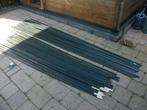 44 Planten Stokken groen met metaal en  kunststof 2.10-2.70m, Ophalen, Gebruikt, 250 cm of meer, Palen