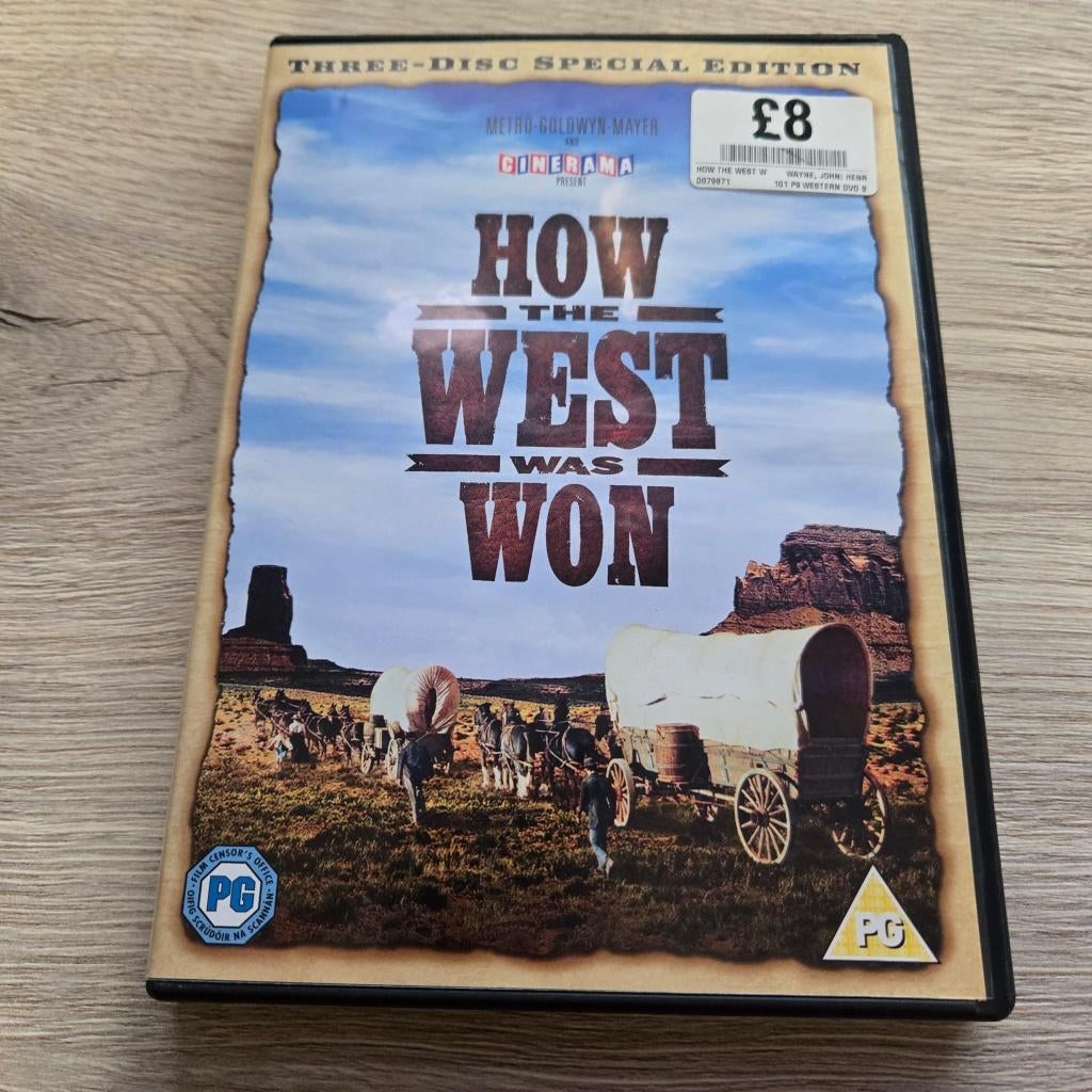 How the West Was Won (3-disc, Western) 4 HALEN = 3 BETALEN, 1960 tot 1980, Vanaf 16 jaar, Ophalen of Verzenden, Zo goed als nieuw