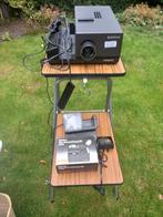 Complete dia projector met scherm en tafel, Ophalen of Verzenden, Met scherm