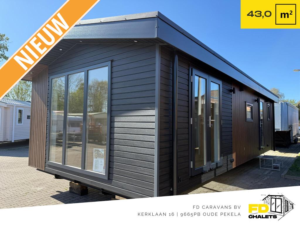 FD Chalet Bronco Deluxe 10.00x4.30 2 Slpk DG VV, Tot en met 4
