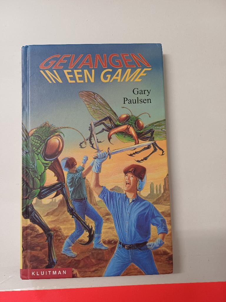 Harcover Boek- Kluitman - Gevangen in een Game- Gary Paulsen, Ophalen of Verzenden, Gelezen
