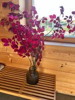 Zeven zijden bladerentakken - kleur Fuchsia, Ophalen, Zo goed als nieuw, Binnen