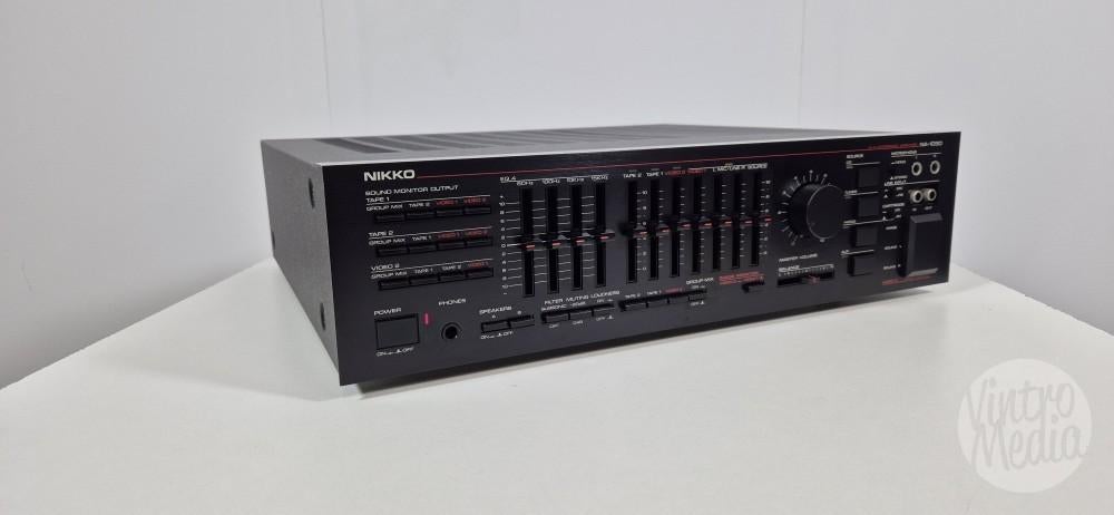 Nikko NA-1050 Versterker | Stereo | Phono MM MC | Equalizer, Overige merken, Refurbished, Ophalen of Verzenden, 60 tot 120 watt