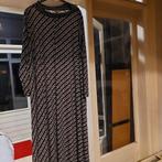 Miss Y by Yoek Maxi Jurk met Kettingprint - Maat M, Kleding | Dames, Maat 38/40 (M), Zwart, Miss Y by Yoek, Ophalen of Verzenden