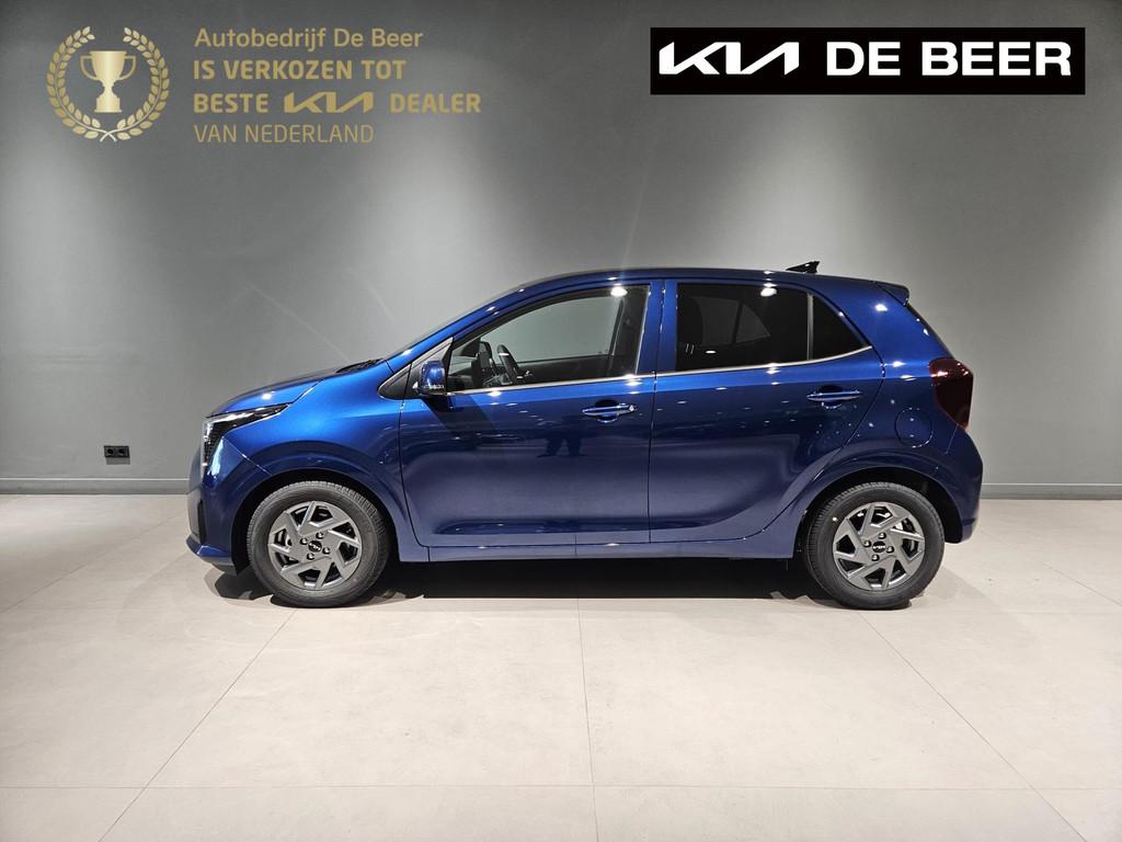 Kia Picanto 1.0 DPi 68pk DynamicPlusLine Navi/ BT/ Cruise, Auto's, Voorwielaandrijving, 12 maanden, Stof, Gebruikt
