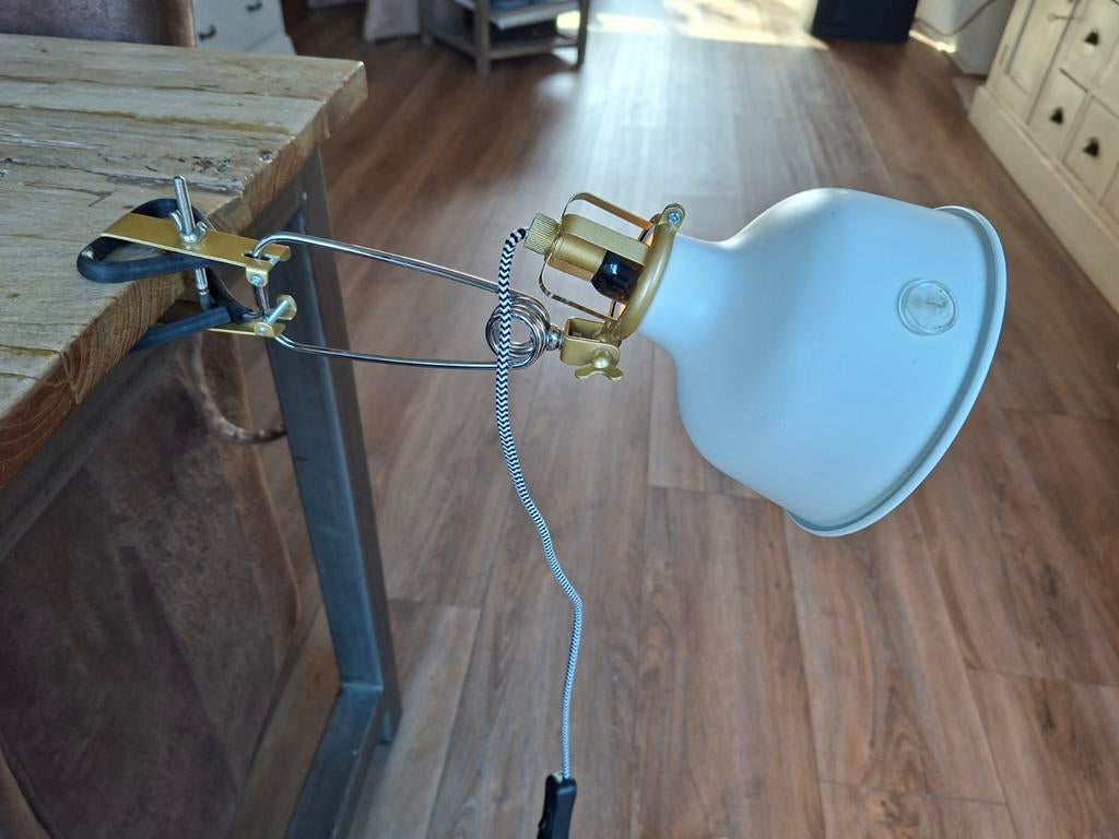IKEA RANARP Wandlamp / Klemspot - Vintage look, Ophalen of Verzenden, Zo goed als nieuw, Metaal, Vintage, Industrieel