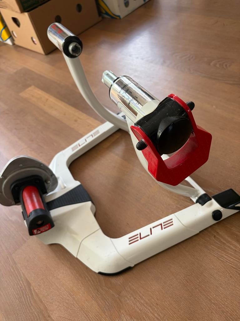 Elite Qubo Fluid fietstrainer - Indoor training, Ophalen, Gebruikt, Overige typen, Staal