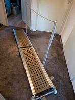 Klapbare aluminium loopplank evt met railingbevestiging, Ophalen, Gebruikt, Overige typen