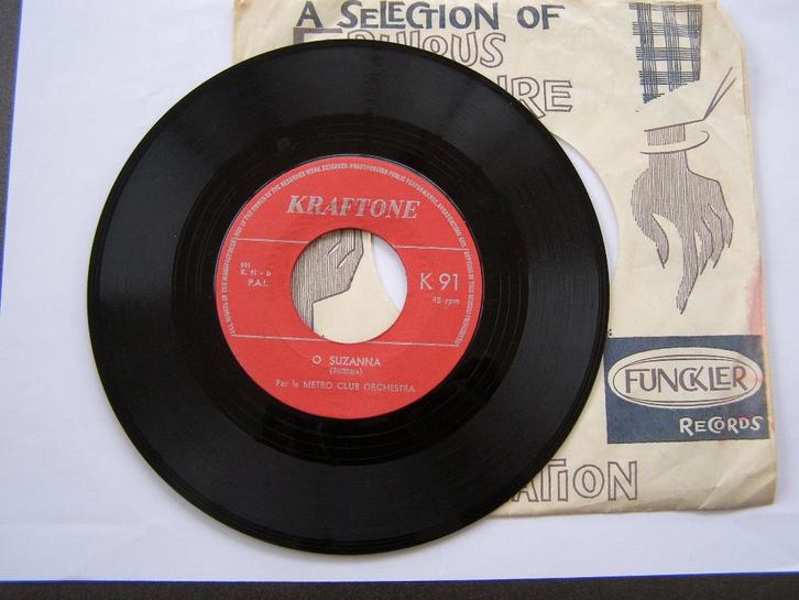 Single: Metro Club Orchestra – Swinging School / O Suzanna, Cd's en Dvd's, Vinyl Singles, Gebruikt, Single, Overige genres, 7 inch