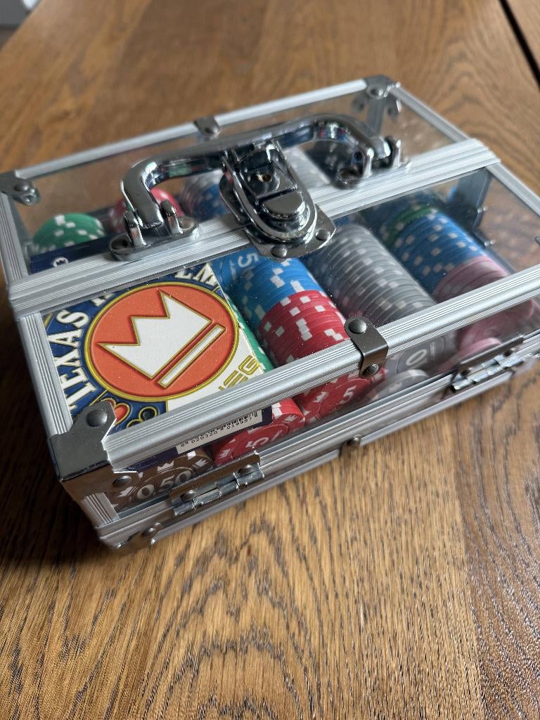 Pokerset, Ophalen, Zo goed als nieuw