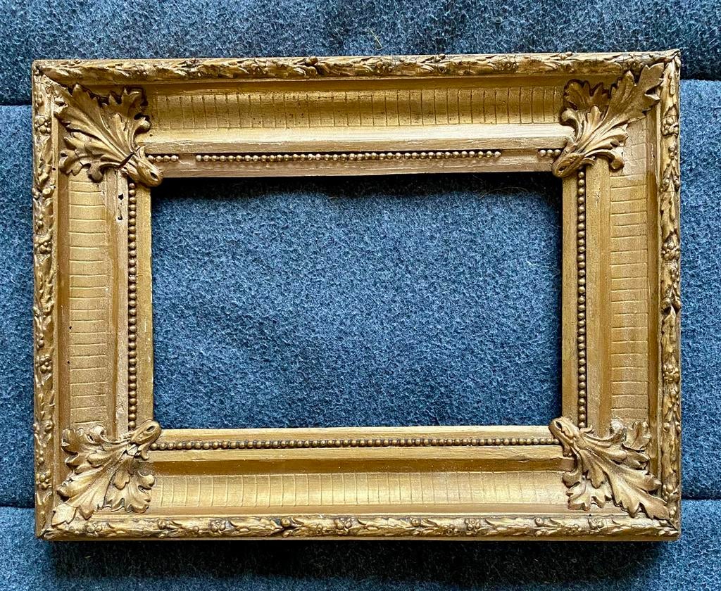 Schilderij lijst , kader , goudkleurig schilderijlijst, Ophalen of Verzenden, Gebruikt, Hout, Minder dan 50 cm