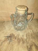 vintage glazen notenpot of pindadispenser uit de jaren 60 of, Antiek en Kunst, Antiek | Glas en Kristal, Ophalen of Verzenden