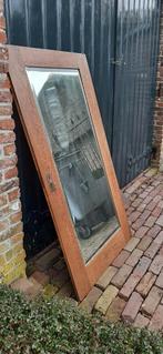 Spiegel antiek geslepen facet rand, Huis en Inrichting, Woonaccessoires | Spiegels, Ophalen of Verzenden, Rechthoekig, Minder dan 100 cm