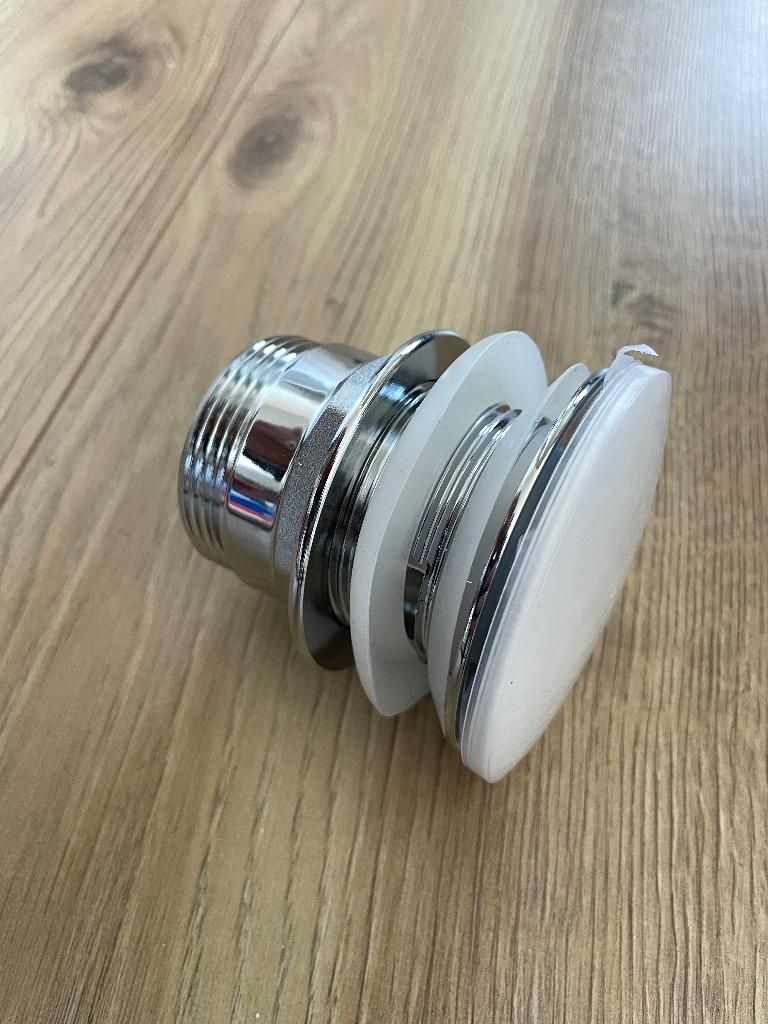 Badstop wit (Maxaro, universeel toepasbaar), Ophalen of Verzenden, Nieuw, Bad