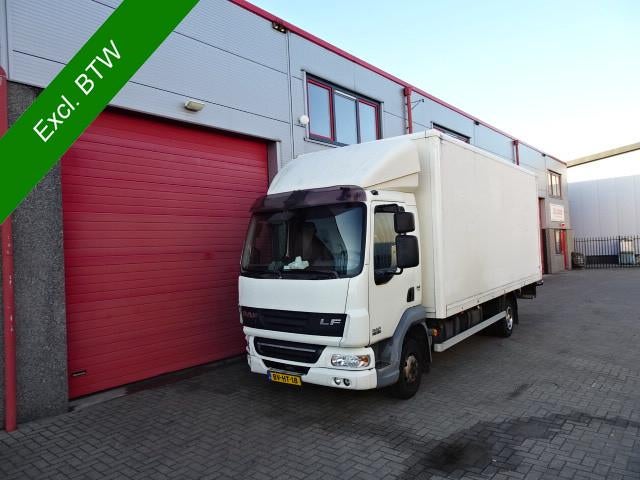 DAF FA LF45G08 daf lf 45g08 6 meterbak met laadklep, Auto's, Automaat, Euro 5, 160 pk, Wit