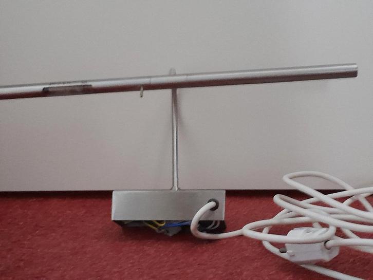 schilderijlamp, Huis en Inrichting, Lampen | Hanglampen, Gebruikt, Minder dan 50 cm, Metaal, Ophalen