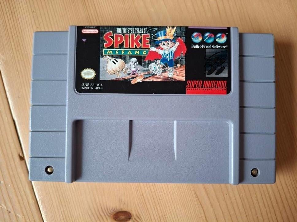 The Twisted Tales of Spike McFang SNES, Gebruikt, 1 speler, Ophalen of Verzenden, Role Playing Game (Rpg)