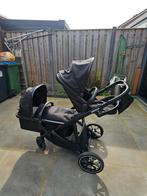 EVY V2 Duo Kinderwagen Zwart 2 in 1, Kinderen en Baby's, Kinderwagens en Combinaties, Duowagen, Zo goed als nieuw, Ophalen, Kinderwagen