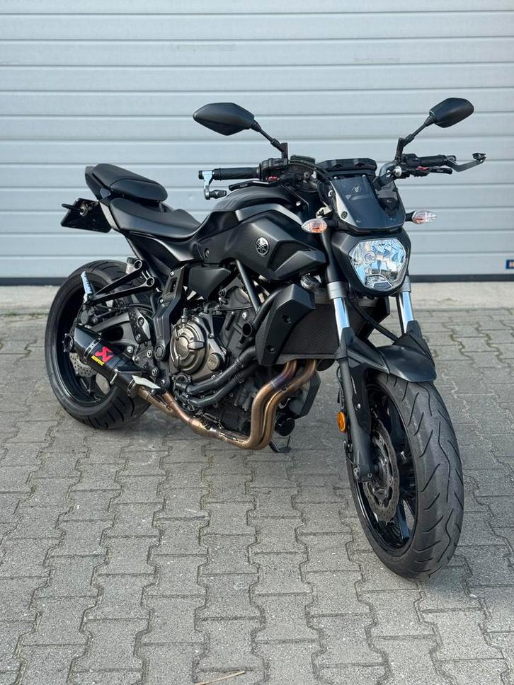 Yamaha MT07 2017 Akrapovic, Motoren, Onderdelen | Yamaha, Ophalen of Verzenden