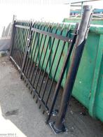 Dubbele poort 3 mtr doorgang, 1,5 mtr hoog., Ophalen, Gebruikt, IJzer, Tuinhek