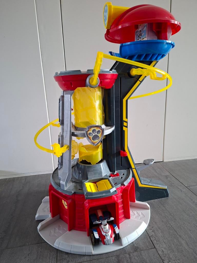 Paw Patrol Mighty Uitkijktoren met voertuig, Ophalen, Gebruikt, Jongen of Meisje