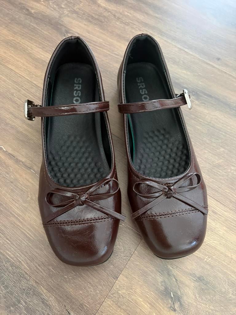 Bruine ballet flats maat 40, Bruin, Nieuw, Ballerina's, Ophalen of Verzenden
