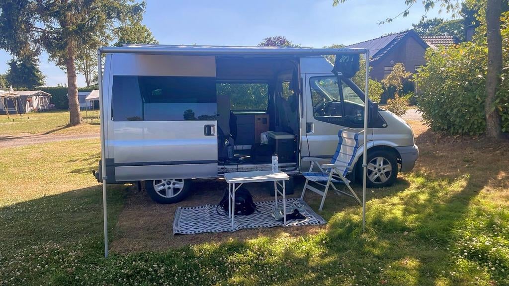 Ford Transit buscamper ., Caravans en Kamperen, Campers, Particulier, tot en met 2, Buscamper of Camperbus, Ford, 5 tot 6 meter