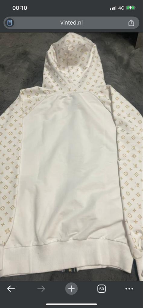 Louis Vuitton hoodie / jasje LAAGSTE prijs WEG=WEG, Kleding | Dames, Ophalen of Verzenden, Zo goed als nieuw, Maat 36 (S), Wit