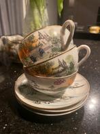 Japans eierschaal porselein kop en schotels, Antiek en Kunst, Ophalen of Verzenden