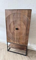 Magazijn Leegverkoop Nieuwe kast carved mangohout curving, Nieuw, Ophalen of Verzenden, Info@wkhome.nl, Argonweg 20 Amersfoort