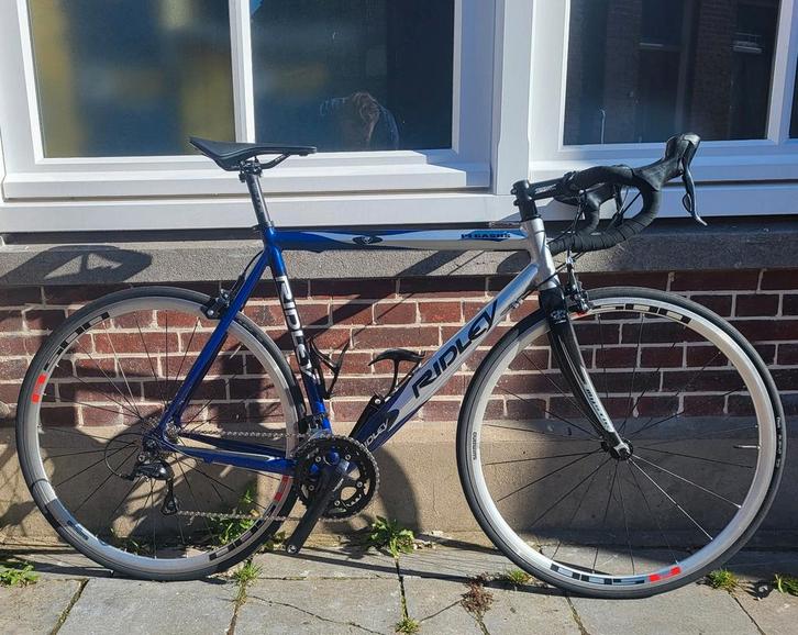 Ridley Pegasus racefiets 54cm met Elite Qubo smart trainer, Fietsen en Brommers, Fietsen | Racefietsen, Gebruikt, Overige merken