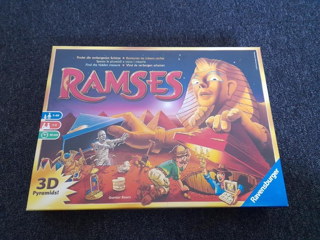 Ramses bordspel van Ravensburger - Zoek de schat!, Hobby en Vrije tijd, Gezelschapsspellen | Bordspellen, Vijf spelers of meer