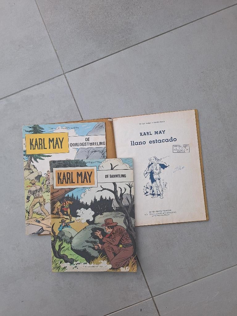 Karl may stripboeken, Gelezen, Willy Vandersteen, Ophalen of Verzenden, Meerdere stripboeken