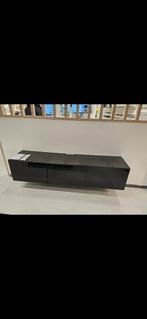 IKEA BESTA Selsviken TV-meubel zwart, 150 tot 200 cm, Ophalen of Verzenden, Zo goed als nieuw, Minder dan 100 cm