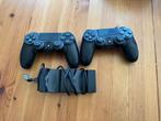 2x Sony PS4 DualShock 4 controllers + oplaadstation, Ophalen, Overige genres, 2 spelers, Zo goed als nieuw