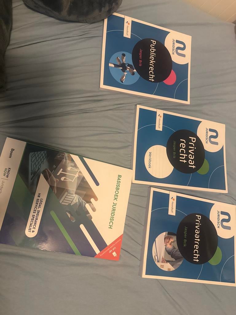 MBO4 Juridische Boeken: Publiekrecht, Privaatrecht, Basisboe, Ophalen of Verzenden, Gamma, Nieuw, MBO