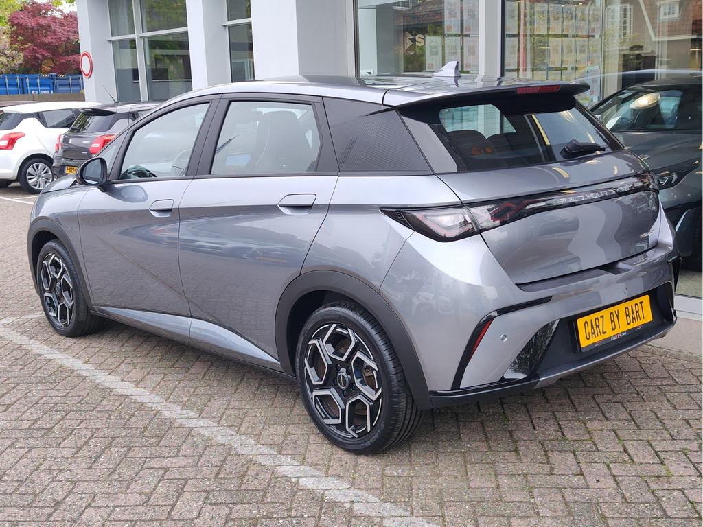 BYD Dolphin COMFORT 60.4 kWh Warmtepomp | 427 KM RANGE! | V2, Auto's, BYD, Gebruikt, Zwart, Leder, 204 pk