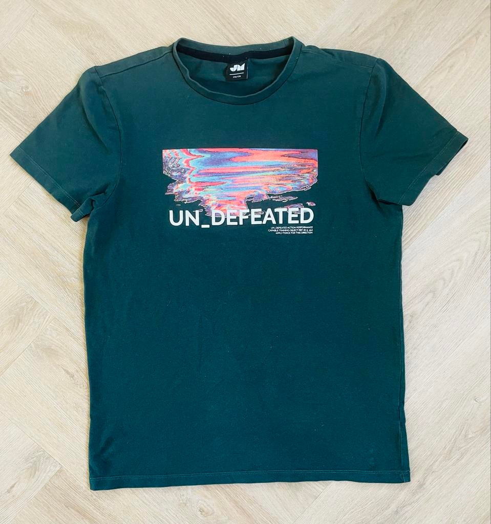 Shoeby Donkergroen T-shirt maat 176, Verzenden, Zo goed als nieuw, Jongen, Shirt of Longsleeve