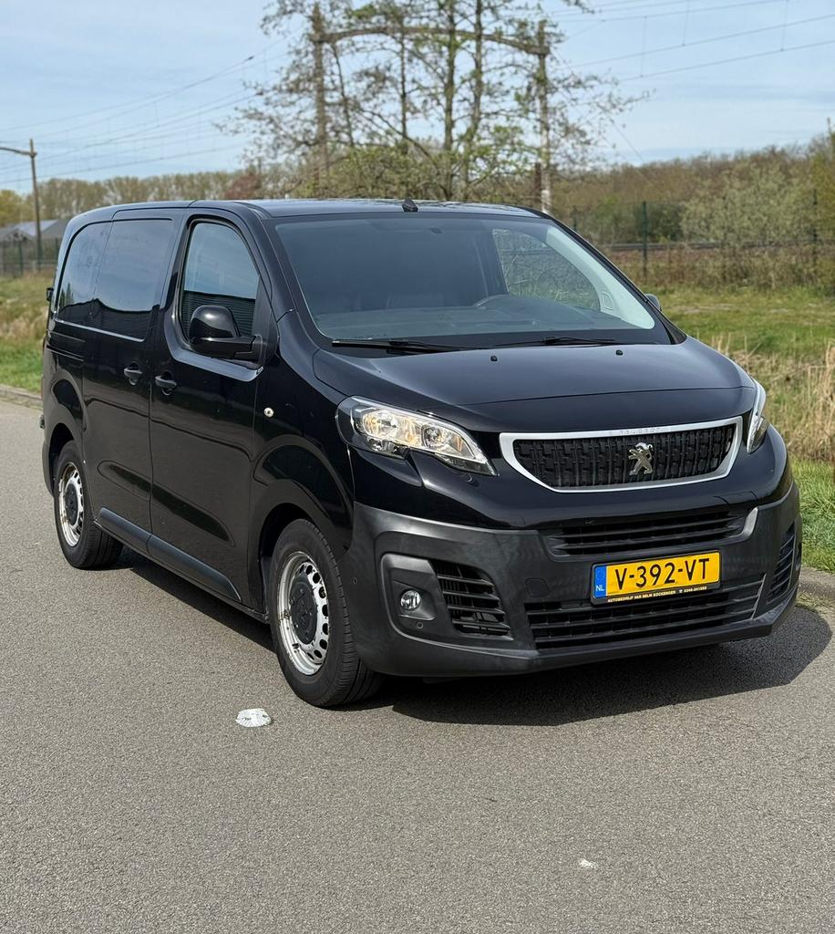 Peugeot Expert PRO 1.6 B-HDi 3PL|Airco|Cruise|160.000km, Voorwielaandrijving, 4 cilinders, Leder en Stof, Zwart