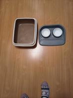 Gratis Kattenbak en voerbak kat, Dieren en Toebehoren, Ophalen of Verzenden, Gebruikt