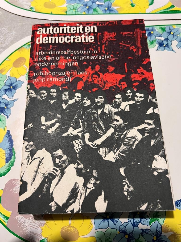 autoriteit en democratie, arbeiderszelfbestuur in rijke en a, Boeken, Gelezen, Europa, Ophalen of Verzenden, Joop Ramondt
