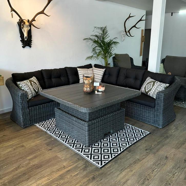 Tambohuse Loungeset – Tuinset : Goede staat TWV €2999,-, Tuin en Terras, Tuinsets en Loungesets, Zo goed als nieuw, Wicker, Verzenden