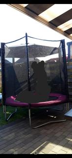 Salta trampoline met veiligheidsnet en trap, Ophalen, Gebruikt