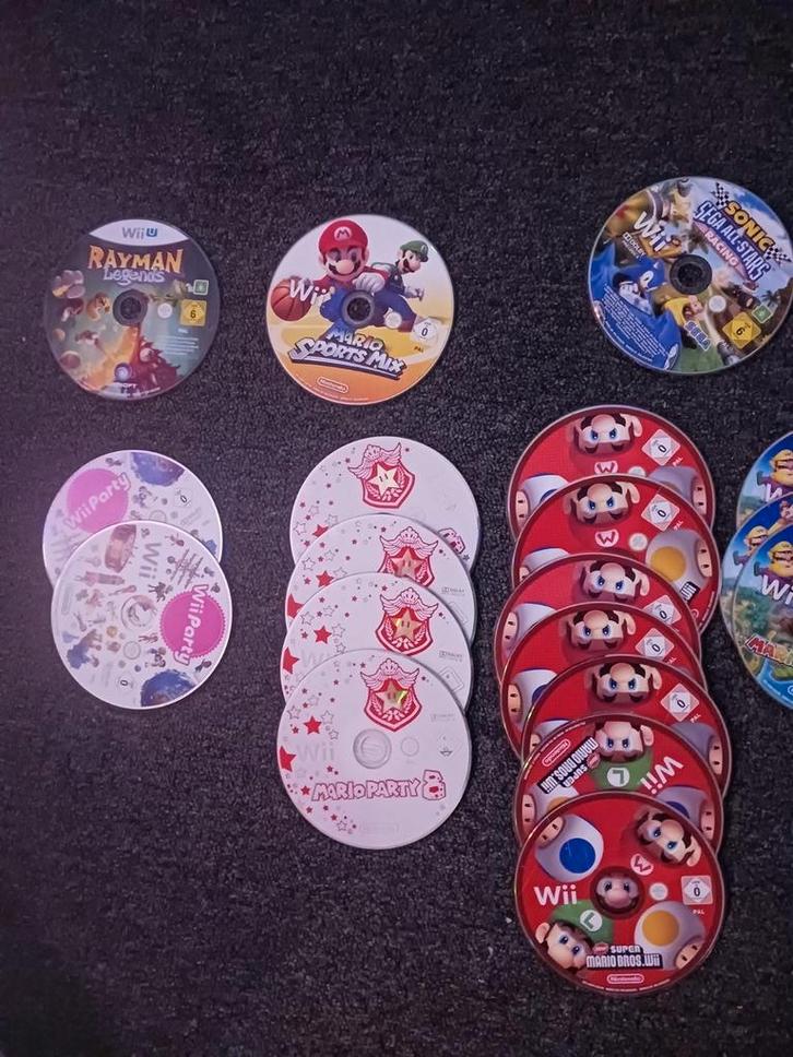 Partij defecte Wii spellen: Mario, Sonic, Rayman & meer, Spelcomputers en Games, Games | Nintendo Wii, Niet werkend, Overige genres